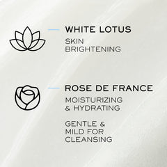 Lancôme Crème Radiance cleanser removing waterproof makeup without drying.