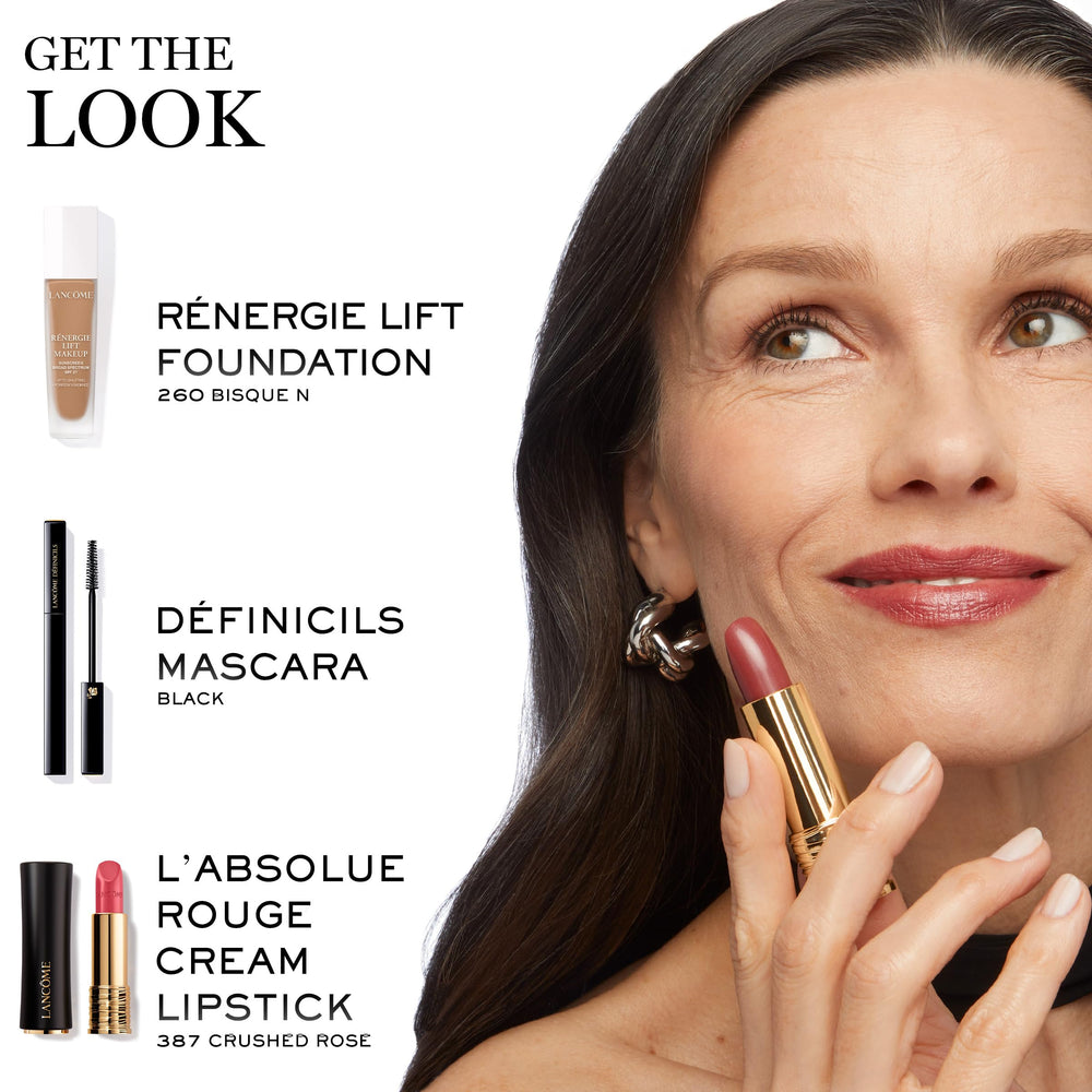 Lancôme Definicils mascara in deep brown shade on natural lashes