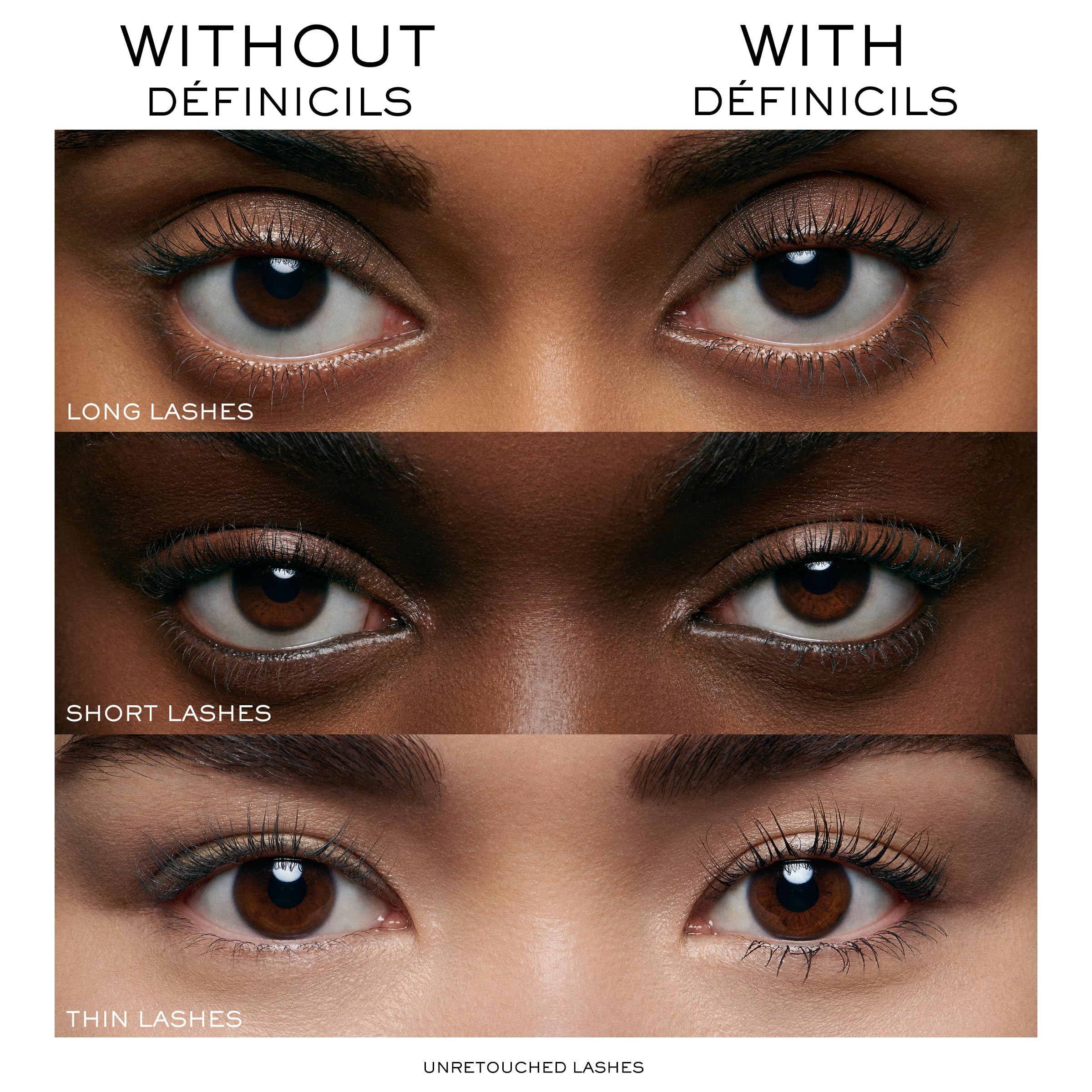 Lancôme Definicils wand gliding for even pigment and defined lashes