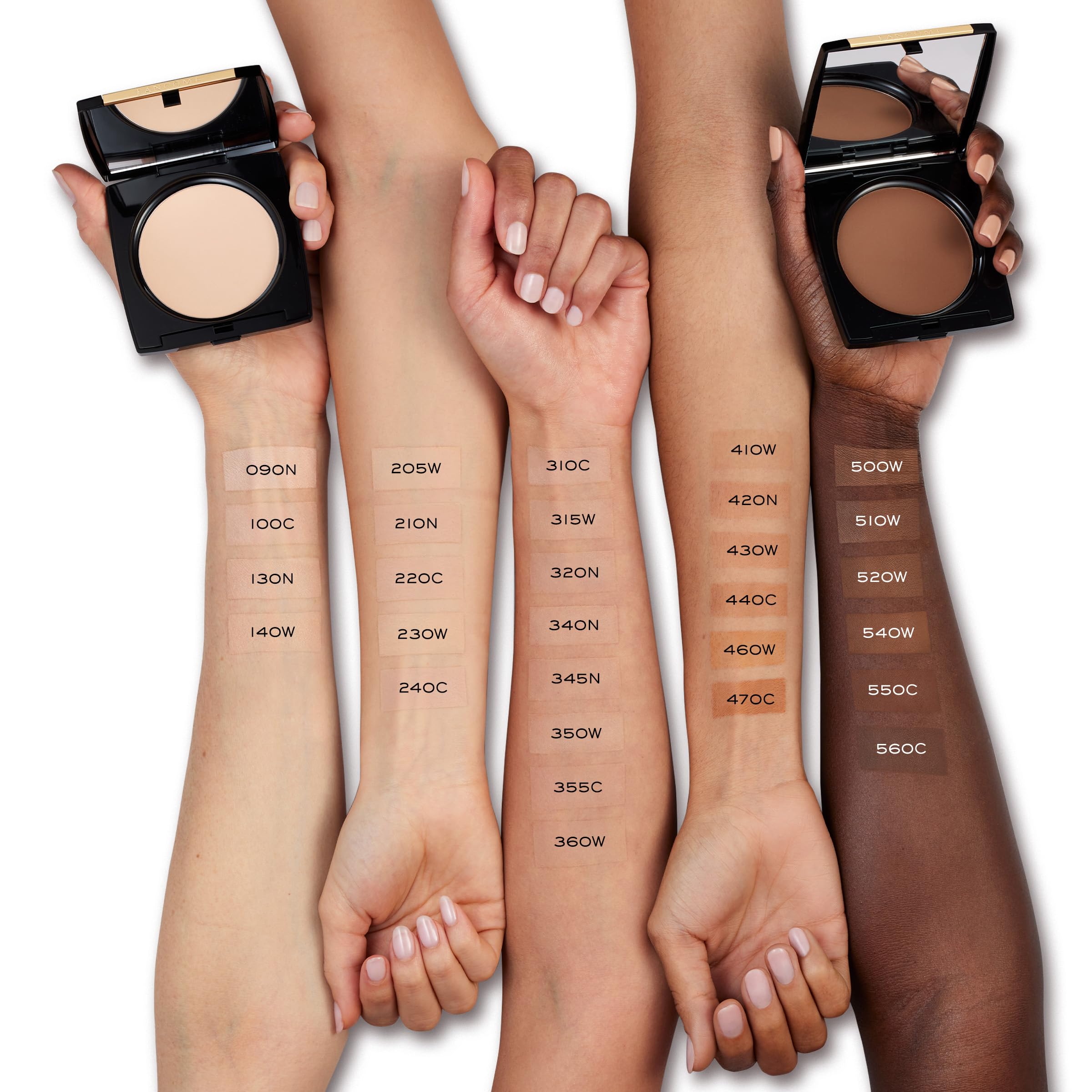 Lancôme Dual Finish long-wear formula highlighted for comfortable all-day wear.