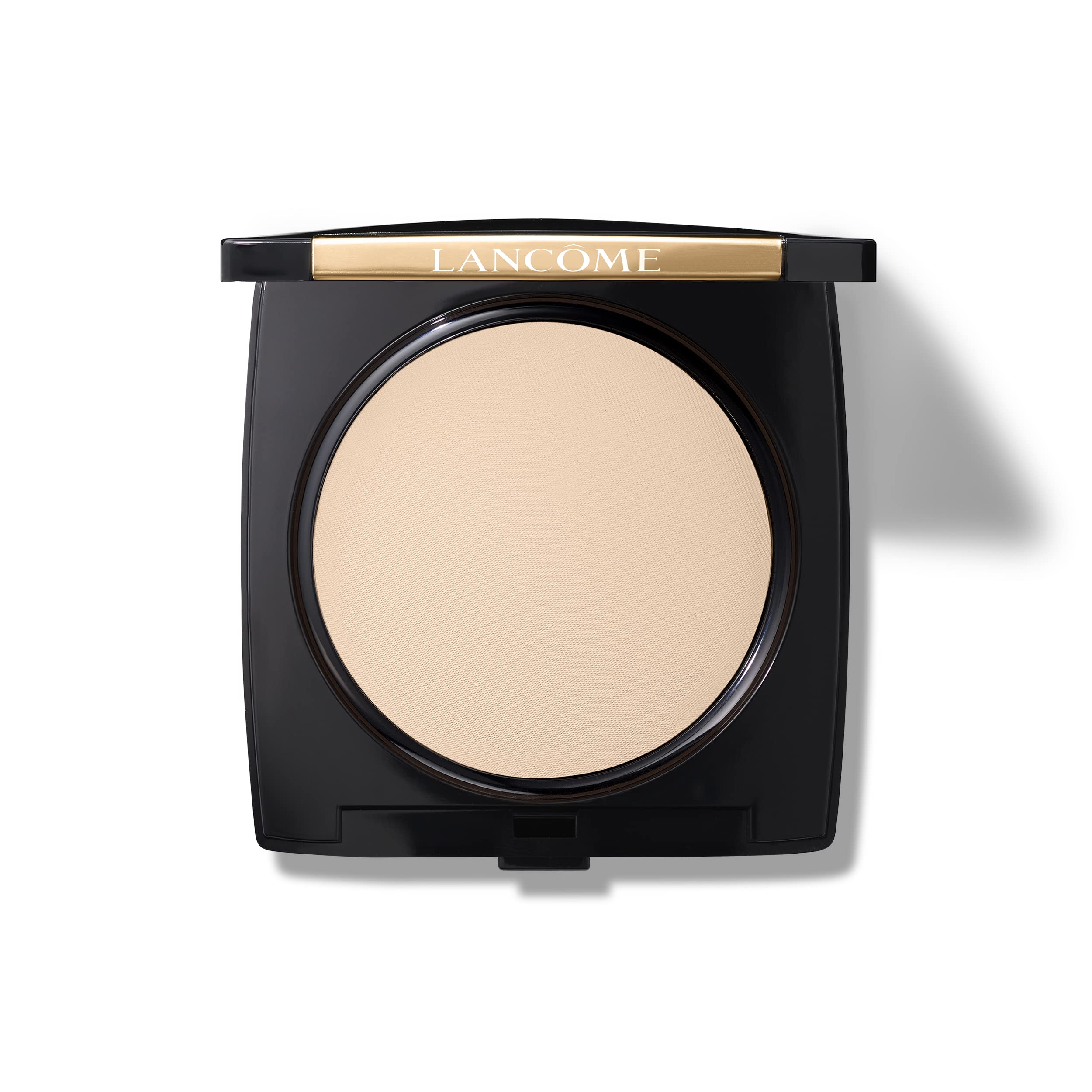 Lancôme Dual Finish compact closeup showing natural matte finish