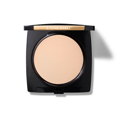 lancome dual finish powder compact open reveals natural matte finish and sleek packaging