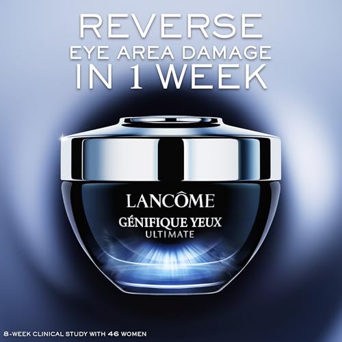 Lancôme Génifique Eye Cream dark-circles effect visual focus with natural glow.
