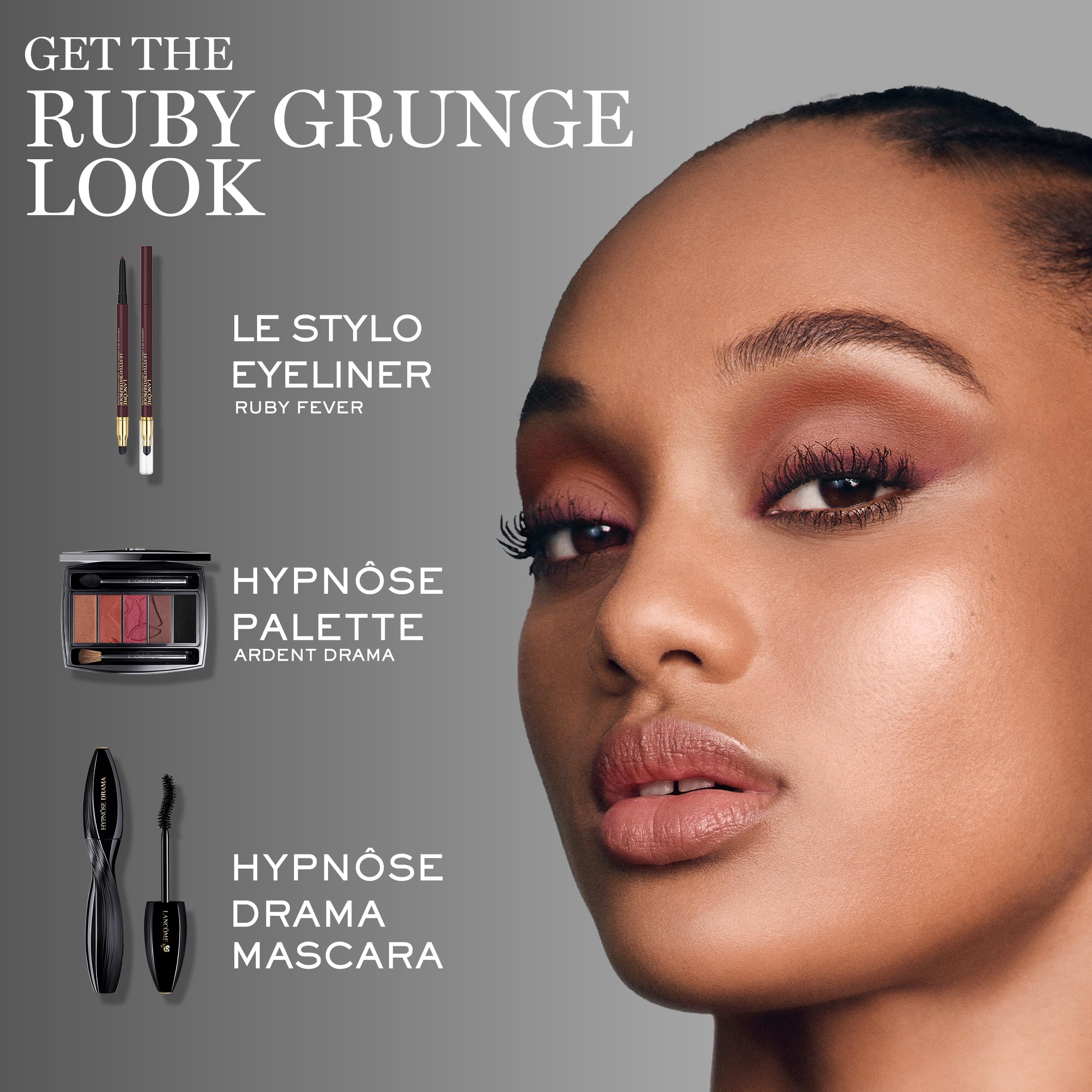 Lancôme Hypnôse Drama Extreme lashes after application for dramatic look.