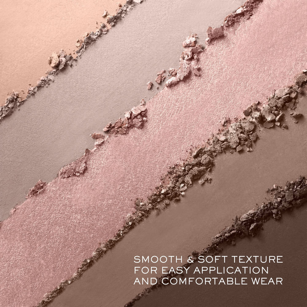Lancôme Hypnôse palette swatches demonstrate rich pigments across matte to metallic finishes.