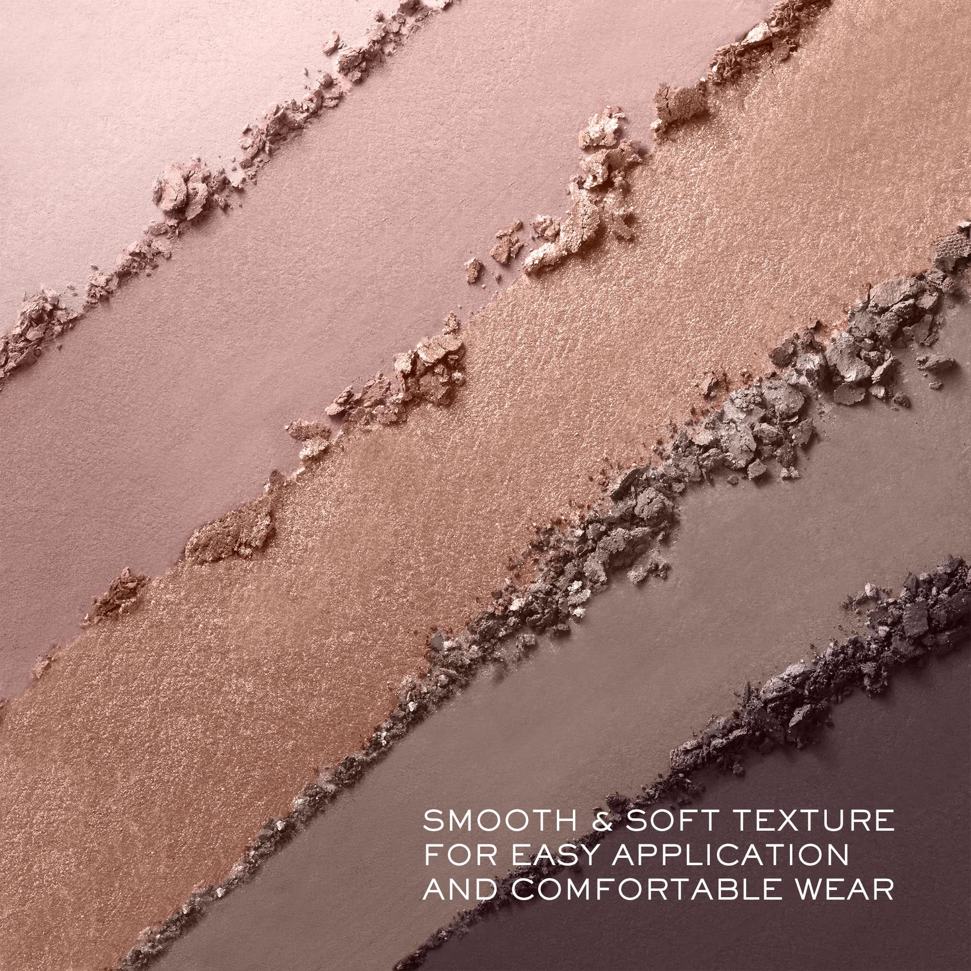 Lancôme Hypnôse Palette swatches under daylight reveal rich pigments and smooth texture.