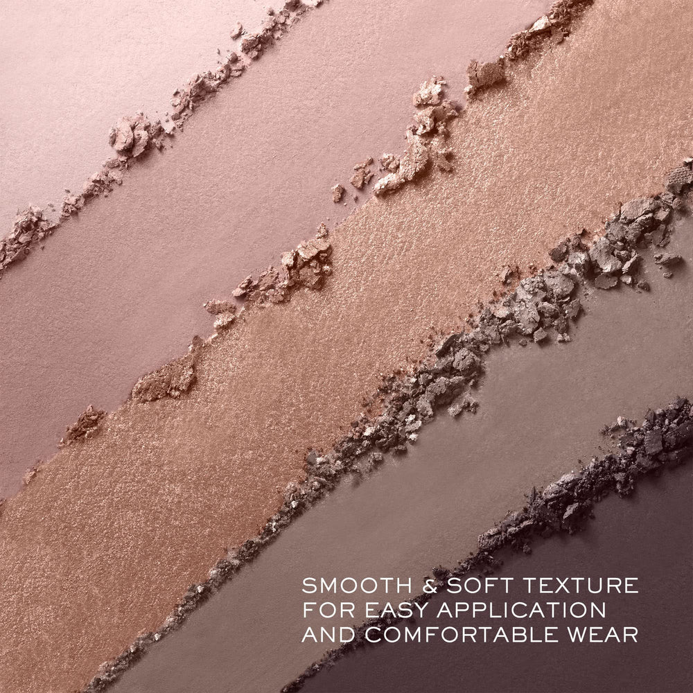 Lancôme Hypnôse Palette swatches under daylight reveal rich pigments and smooth texture.