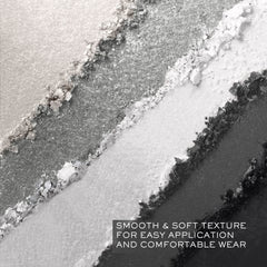 Lancome Hypnose Palette swatches show matte and metallic shades for smooth application