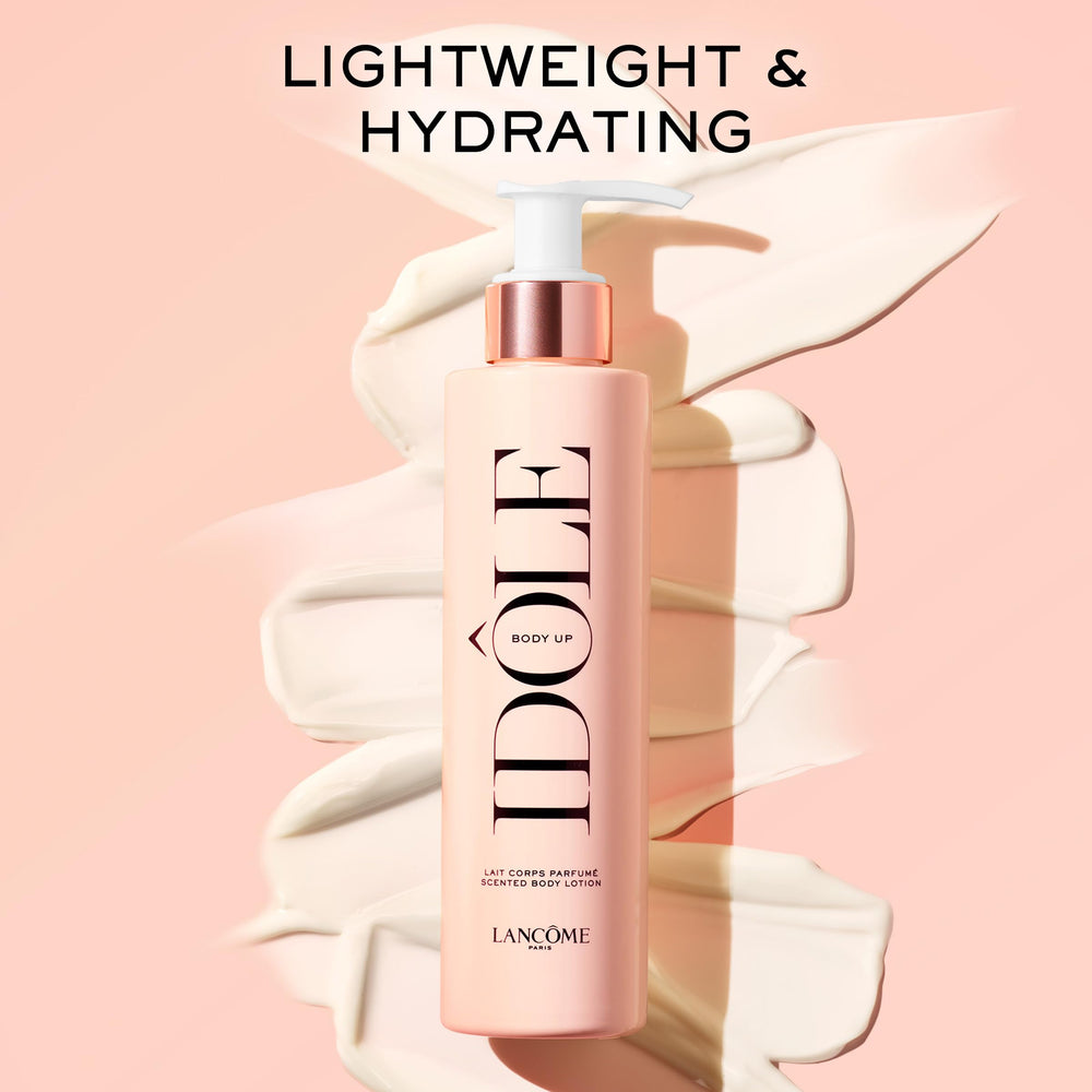 Lancôme Idôle Body Up packaging emphasizes premium skincare experience for daily use.