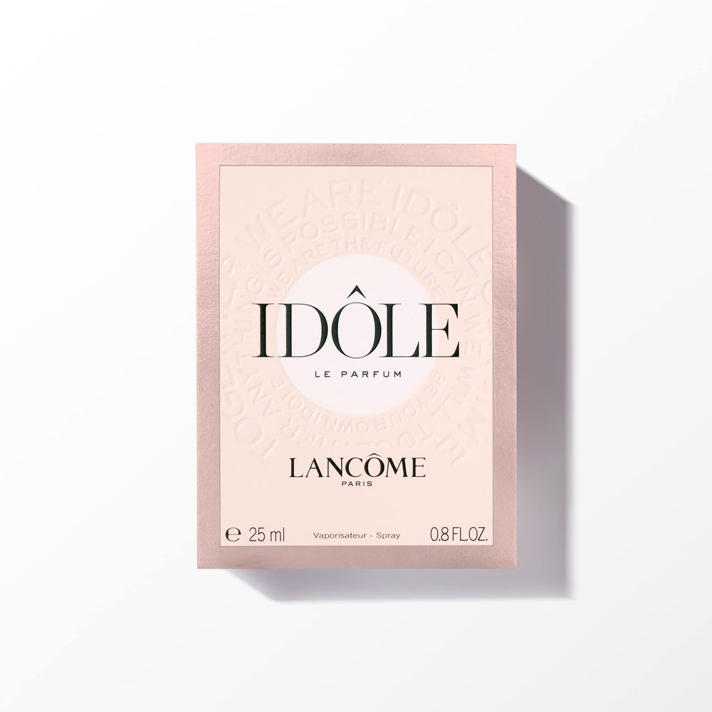 Lancôme Idôle jasmine mid-note detail suggesting floral lift.