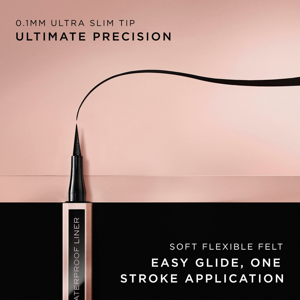 Lancome Idole Liner glossy black finish enhances daily makeup look