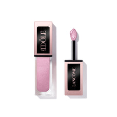 Lancôme Idôle Tint Lavander Latte bottle closeup showing long-wear color