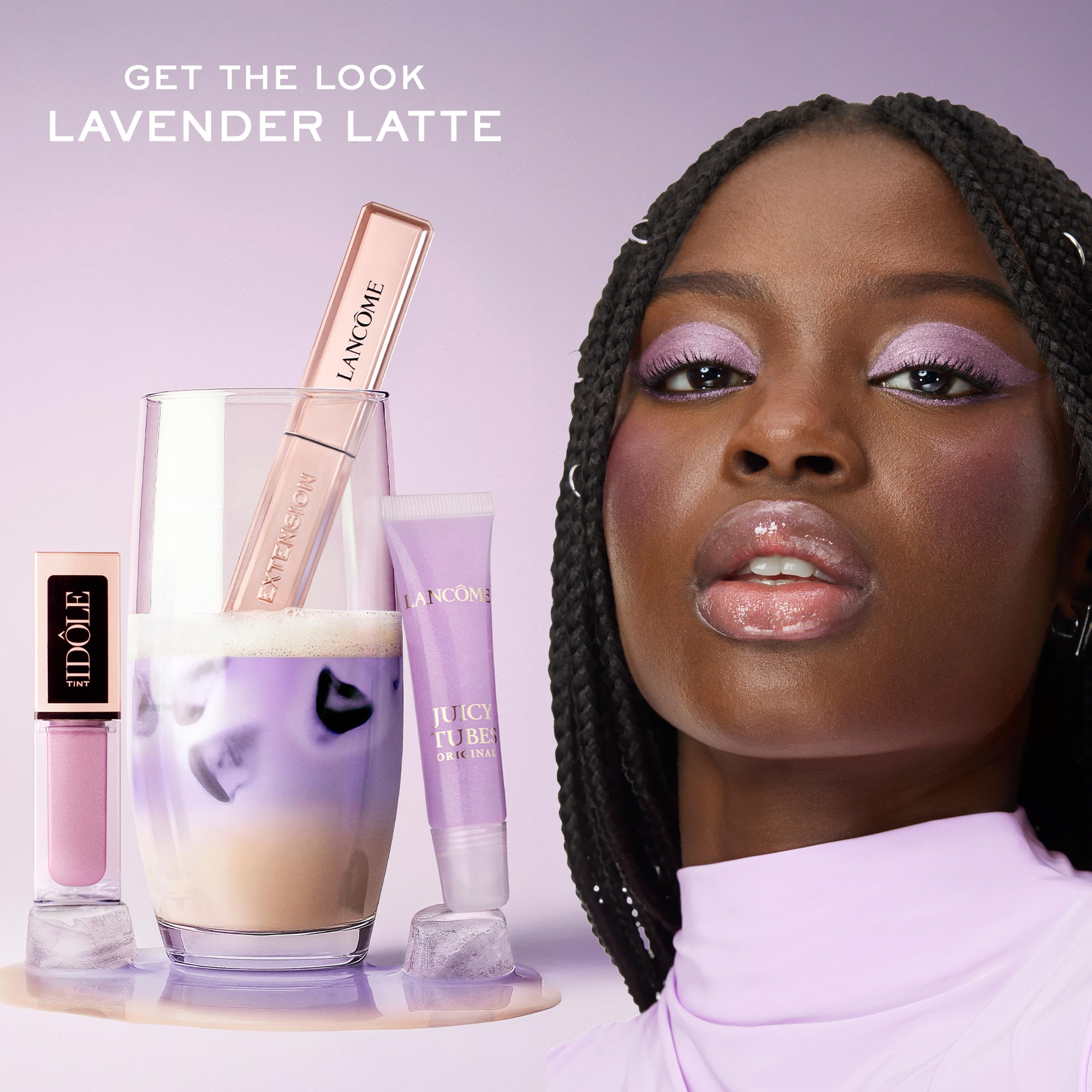 Lancôme Juicy Tubes four-hour hydration demonstration on lips for comfortable wear.
