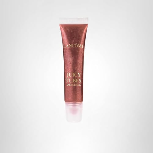 Lancôme Juicy Tubes layered over lipstick for ultra-juicy look