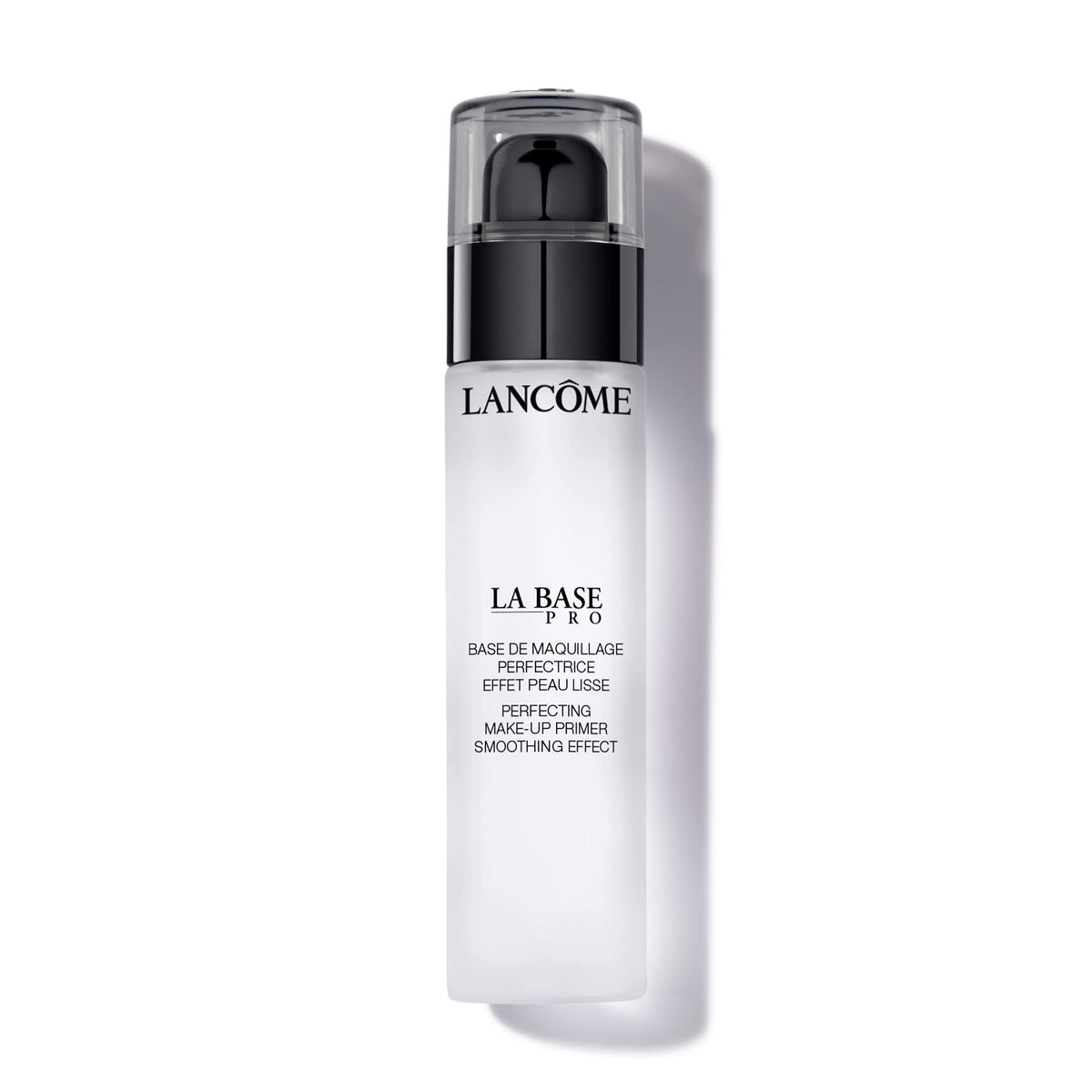 Lancôme La Base Pro bottle pump top shows oil-free shine-control primer