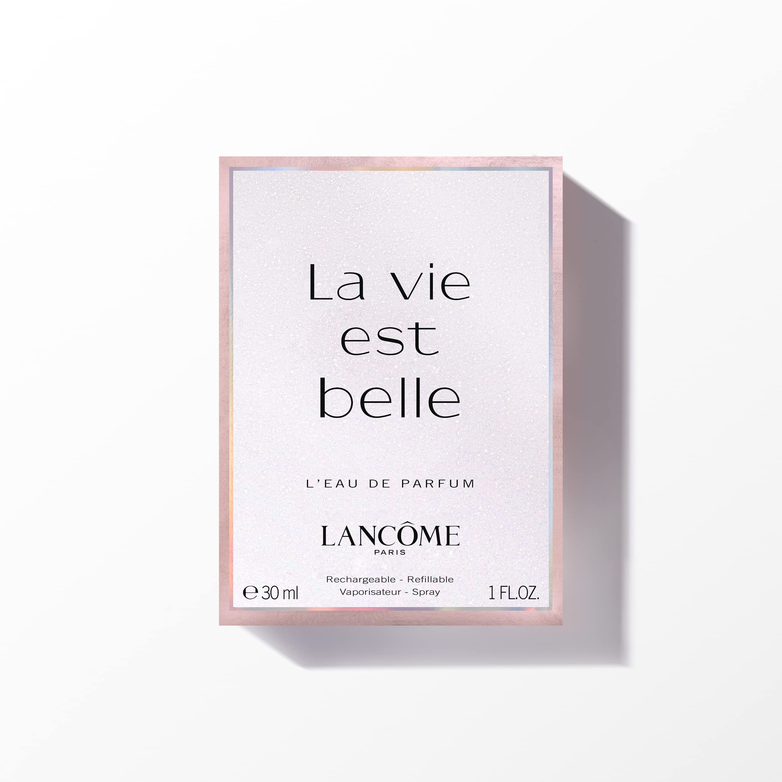 Lancôme La Vie Est Belle crystal flacon captures the happiness concept.