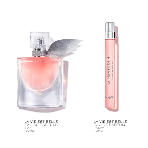 Lancôme La Vie Est Belle purse spray enables on-the-go fragrance moments with portable luxury.