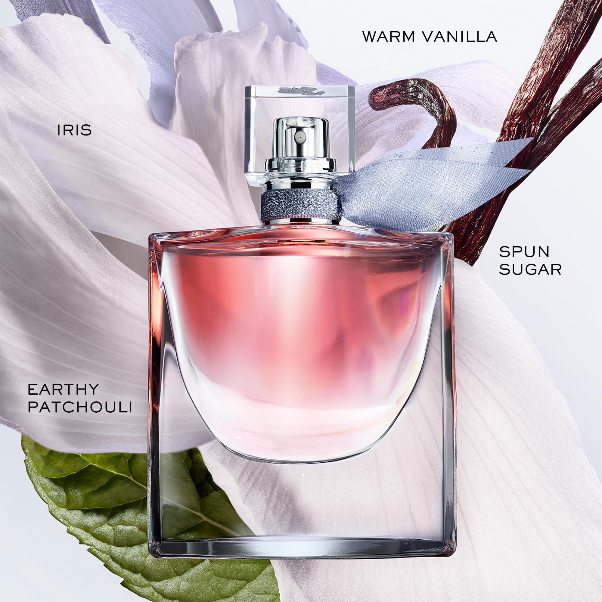 Lancôme La Vie Est Belle iris detail delivering daytime floral brightness for everyday elegance.