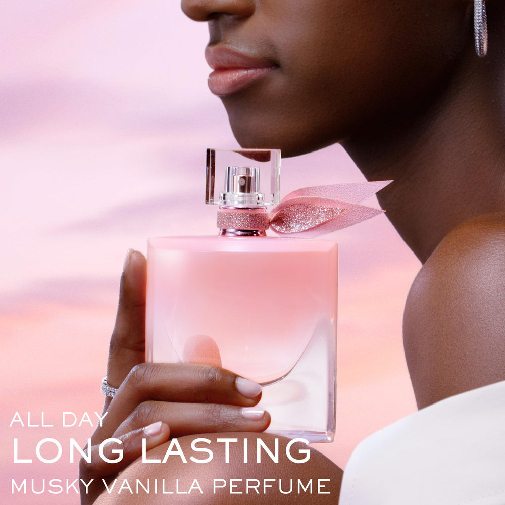 Lancôme La Vie Est Belle La Vie Vanille Nude cap closeup—luxury feel that elevates your routine.