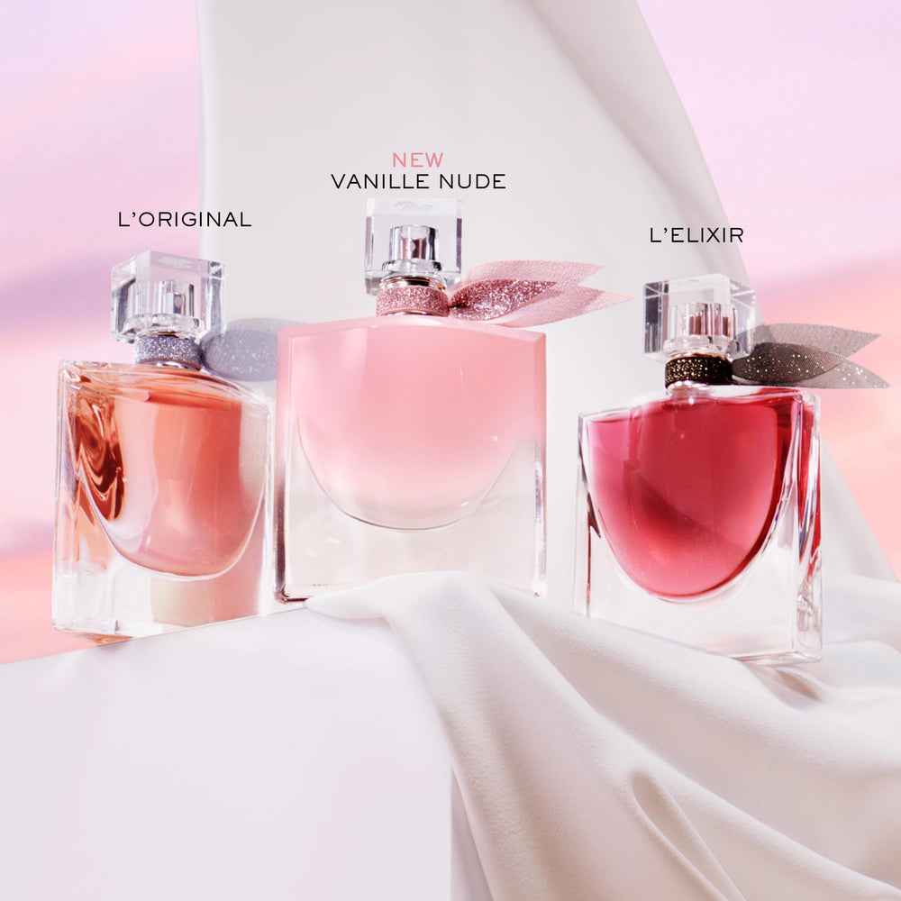 Lancôme La Vie Est Belle La Vie Vanille Nude model shot—iconic beauty moment ready for your gallery.