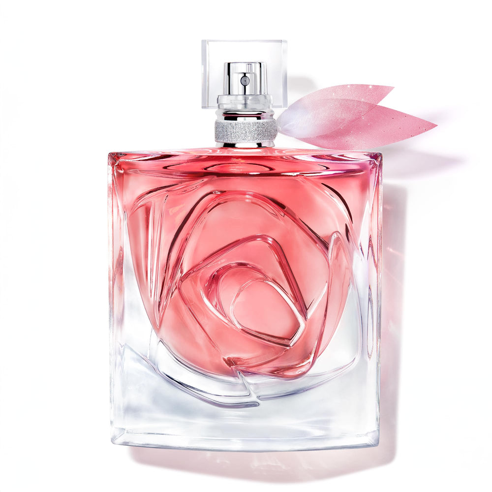 Lancôme La Vie Est Belle Rose Extraordinaire bottle front, modern floral everyday scent