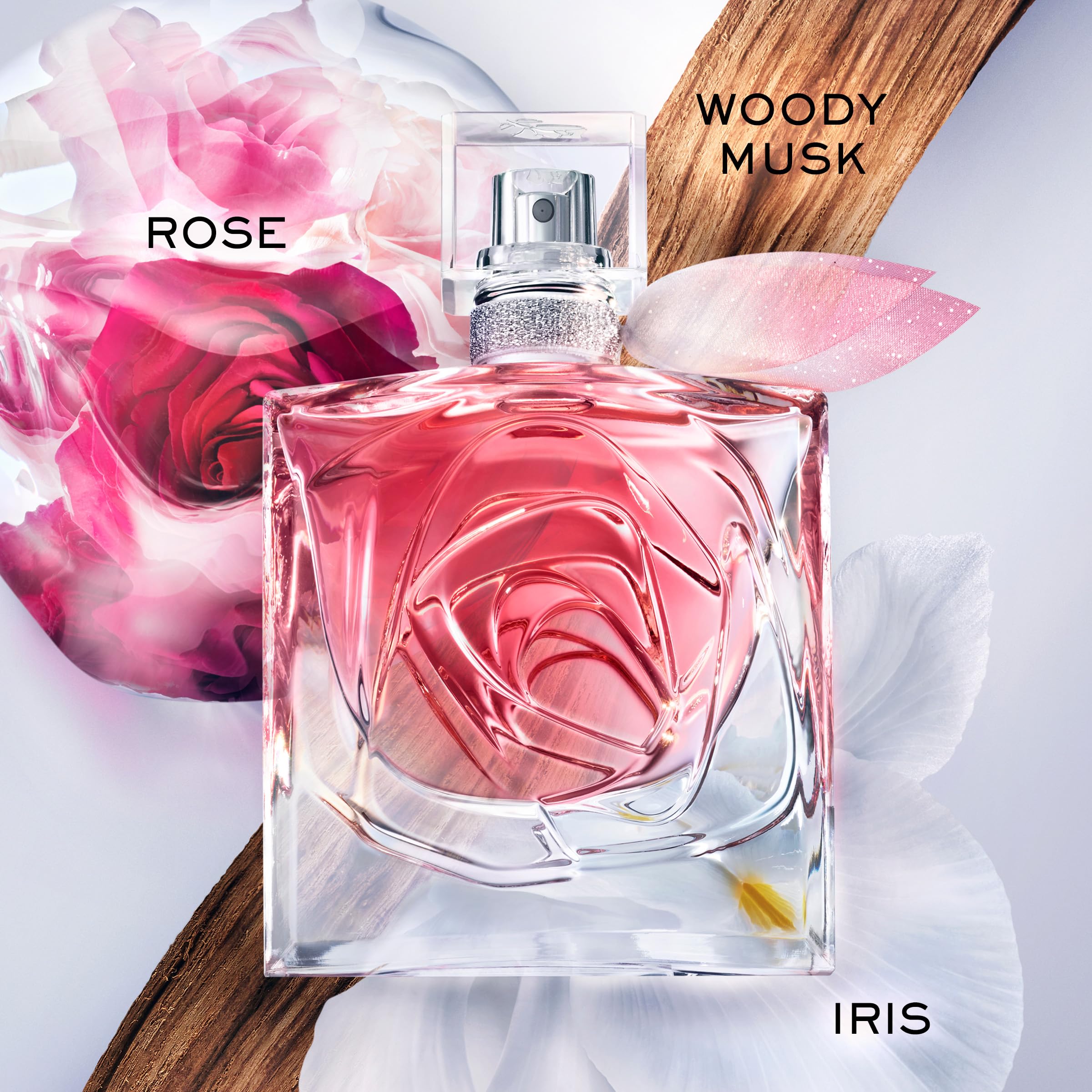 Lancôme La Vie Est Belle Rose Extraordinaire cap closeup hints premium rose