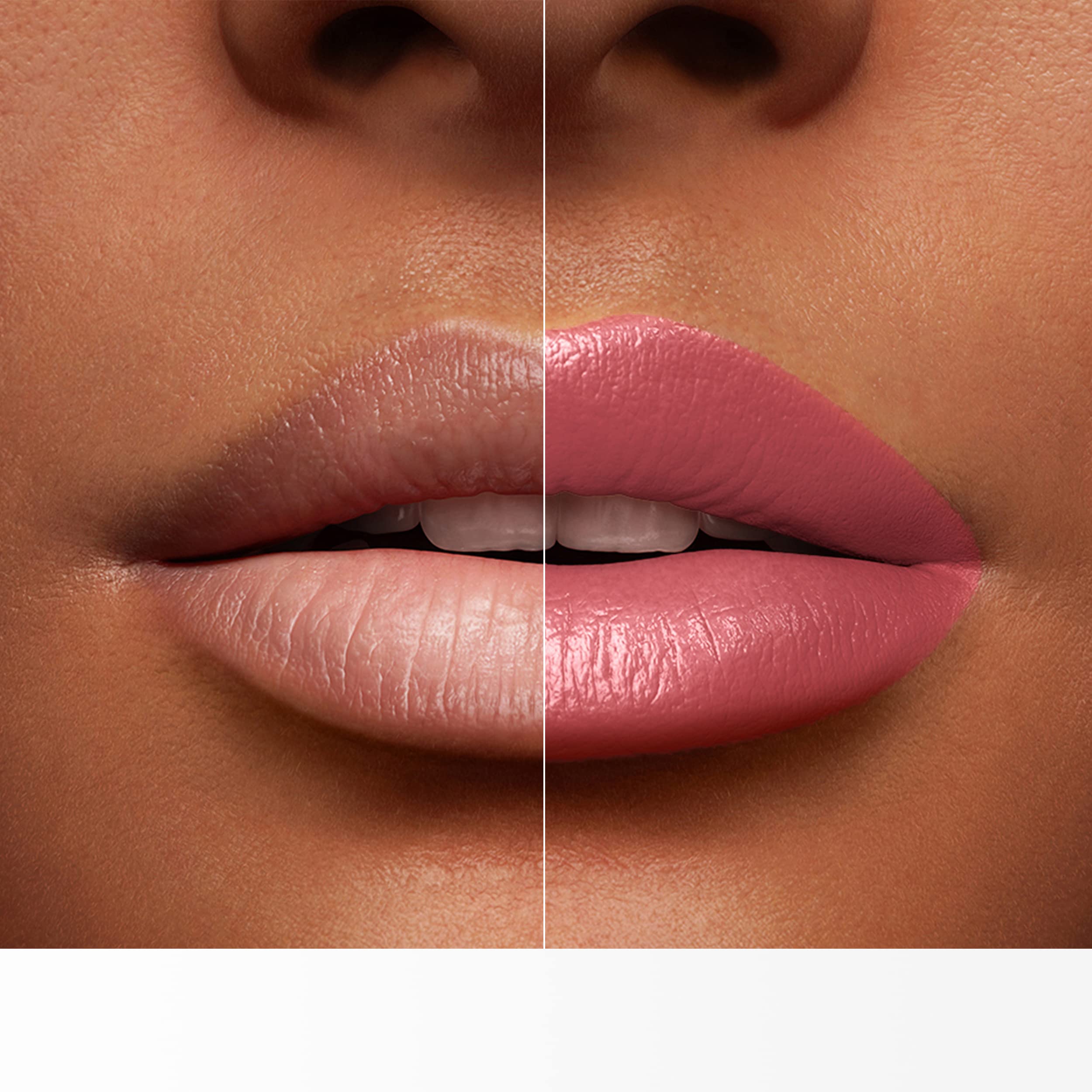 Lancôme L'Absolu Rouge glow on lips with luminous non-bleeding color
