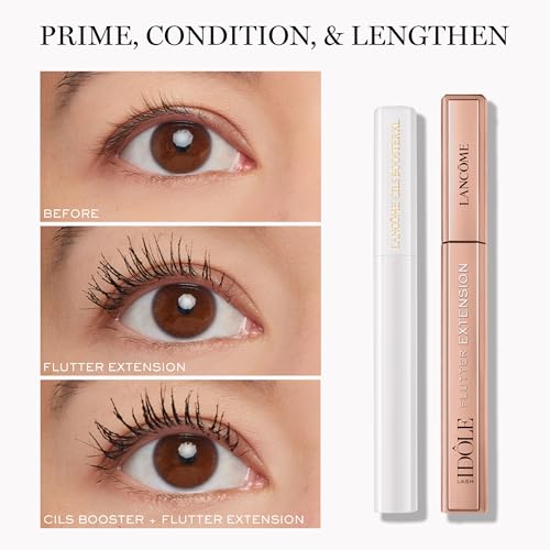 Lancôme Lash Idôle weightless-feel mascara delivers airy, comfortable lashes.