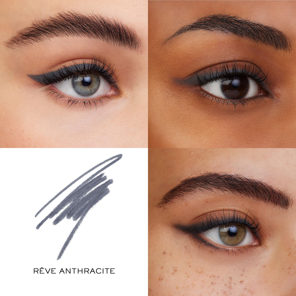 Lance9 Lancf4me Le Stylo pigment-rich shade 08 Reve Anthracite for bold definition.