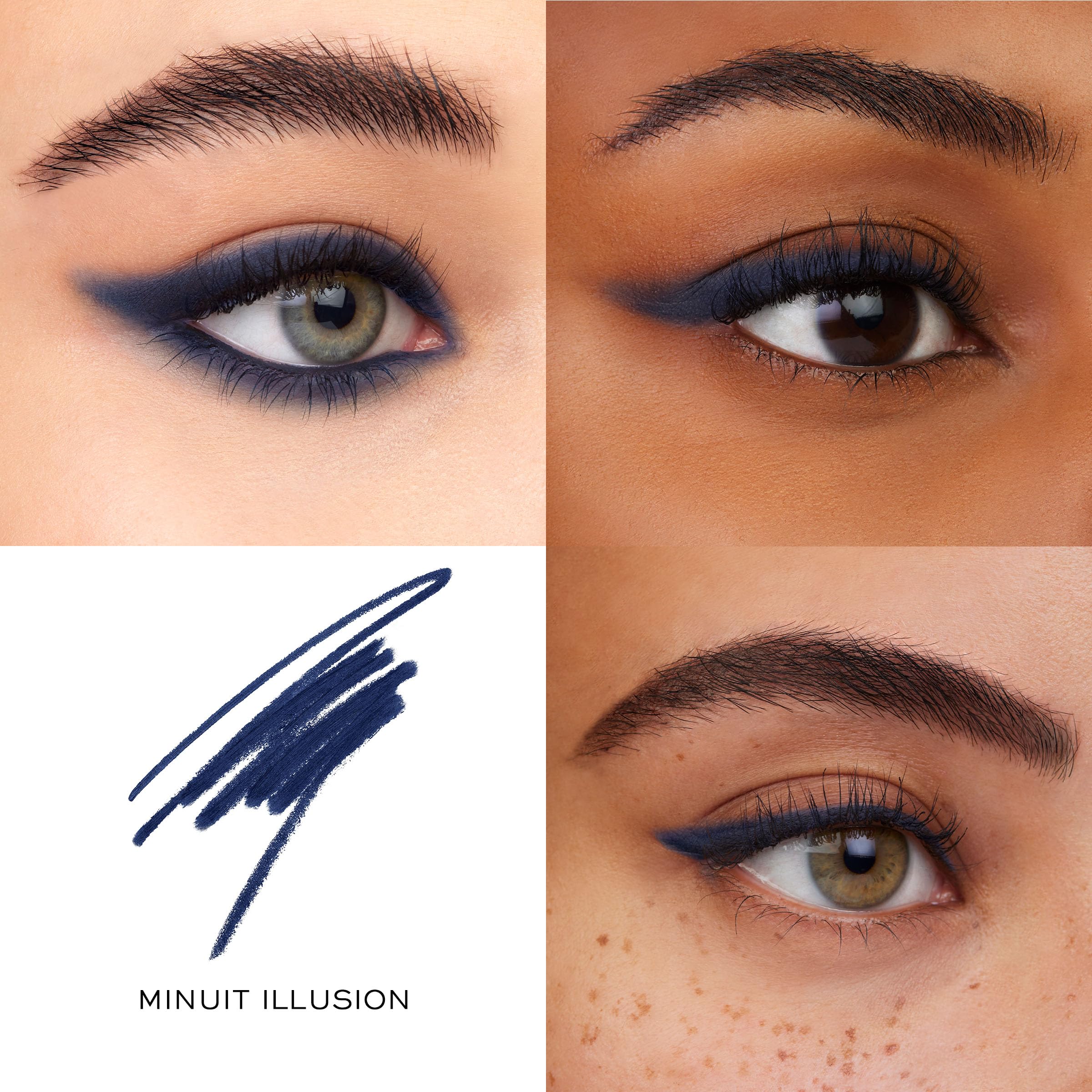 Lancôme Le Stylo color swatches reveal rich pigment and glide.