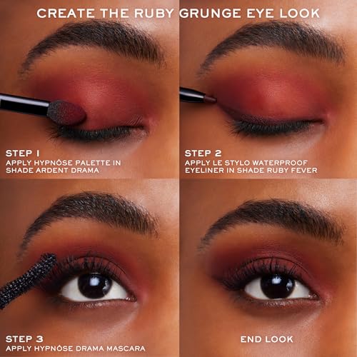 Lancôme Le Stylo Chocolat on lashline for precise definition