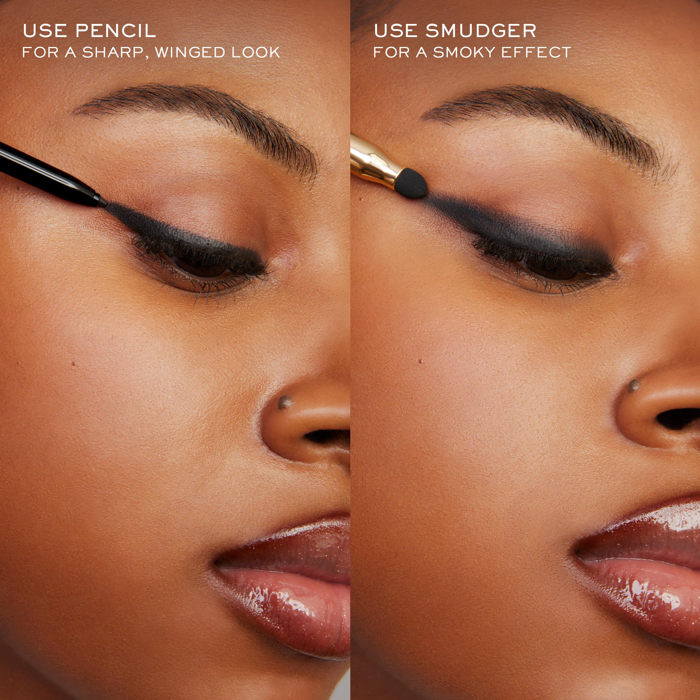 Lancôme Le Stylo cap twist reveals clean pencil core for precise lines