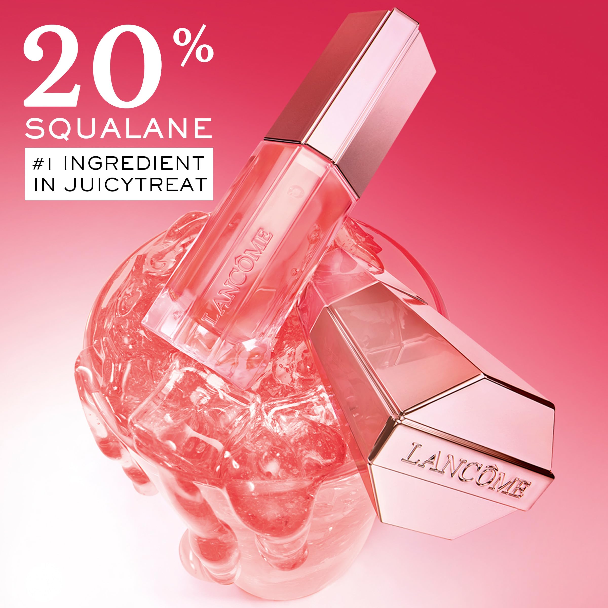 Lancôme Lip Idôle JuicyTreat even coating on lips during application