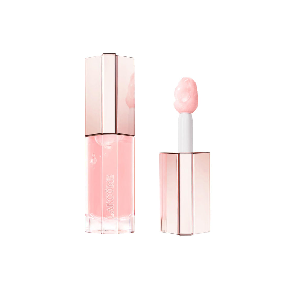 Lancome Lip Idole JuicyTreat bottle close-up showing glossy hydration