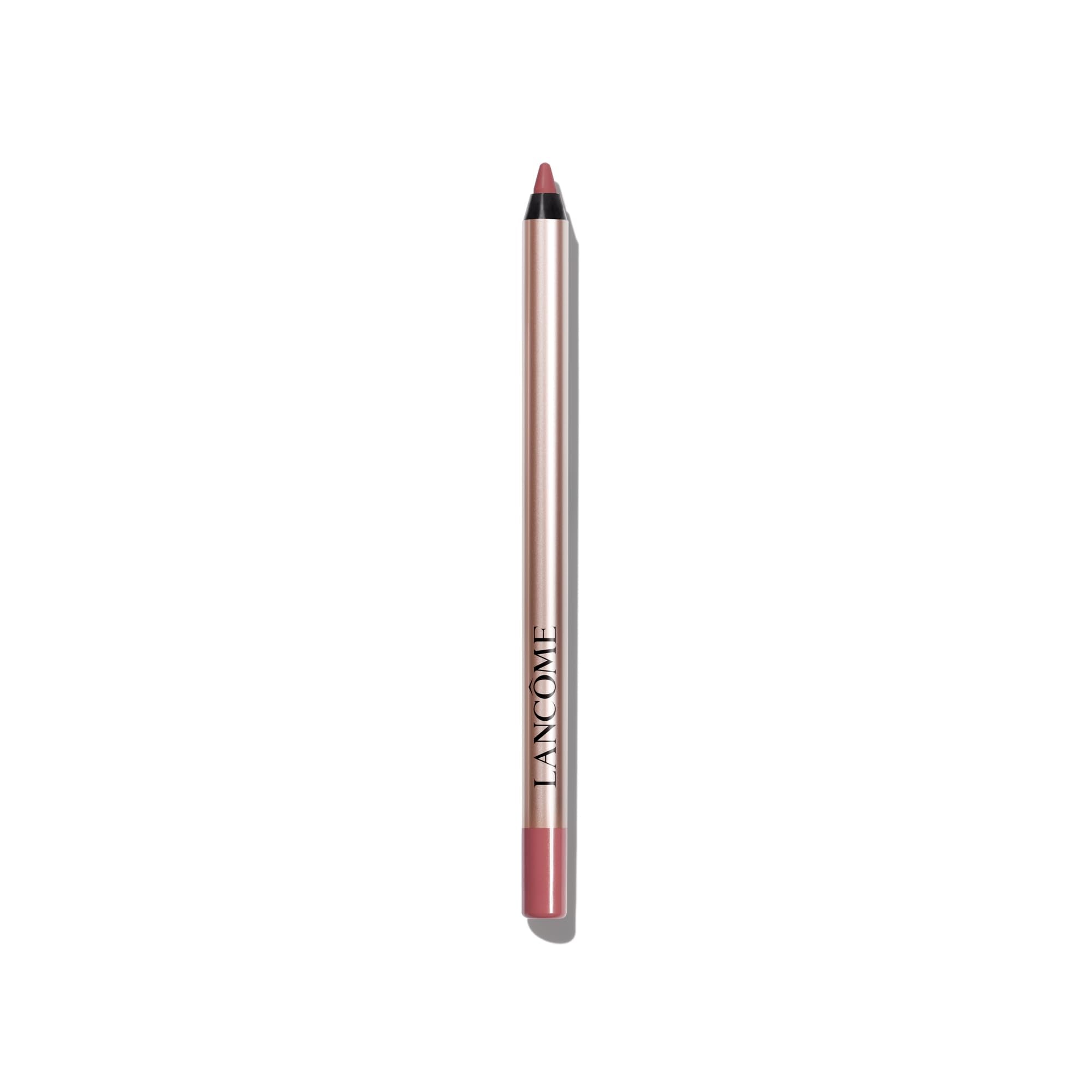 Lancôme Lip Idôle Lip Shaper Nude Now closeup shows creamy matte finish with long wear