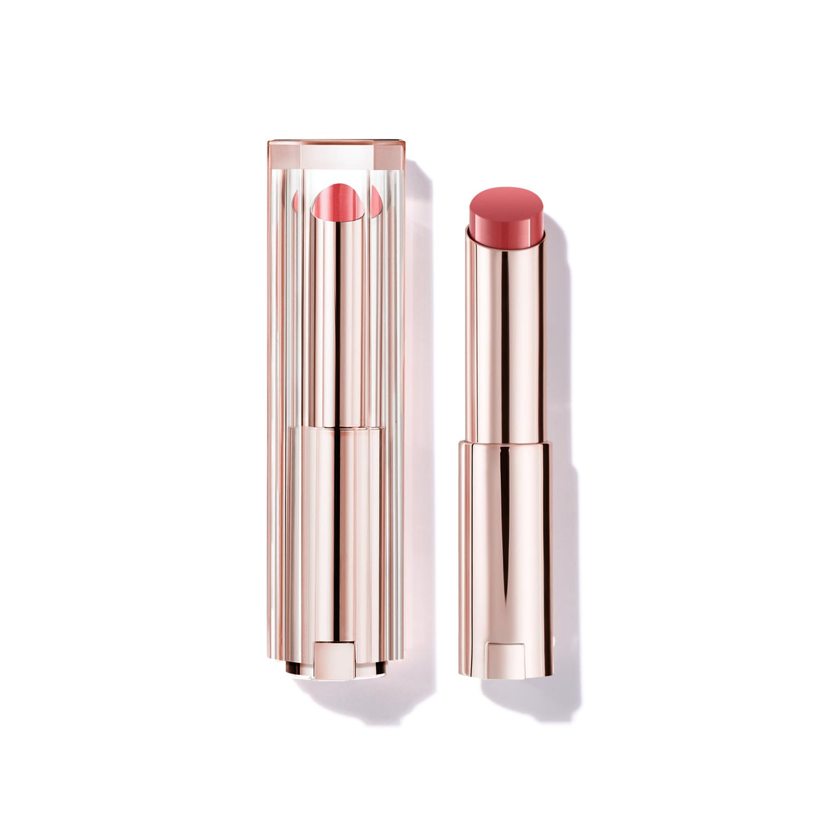 Lancôme Lip Idôle Butterglow tube closeup shows creamy texture for on the go hydration.