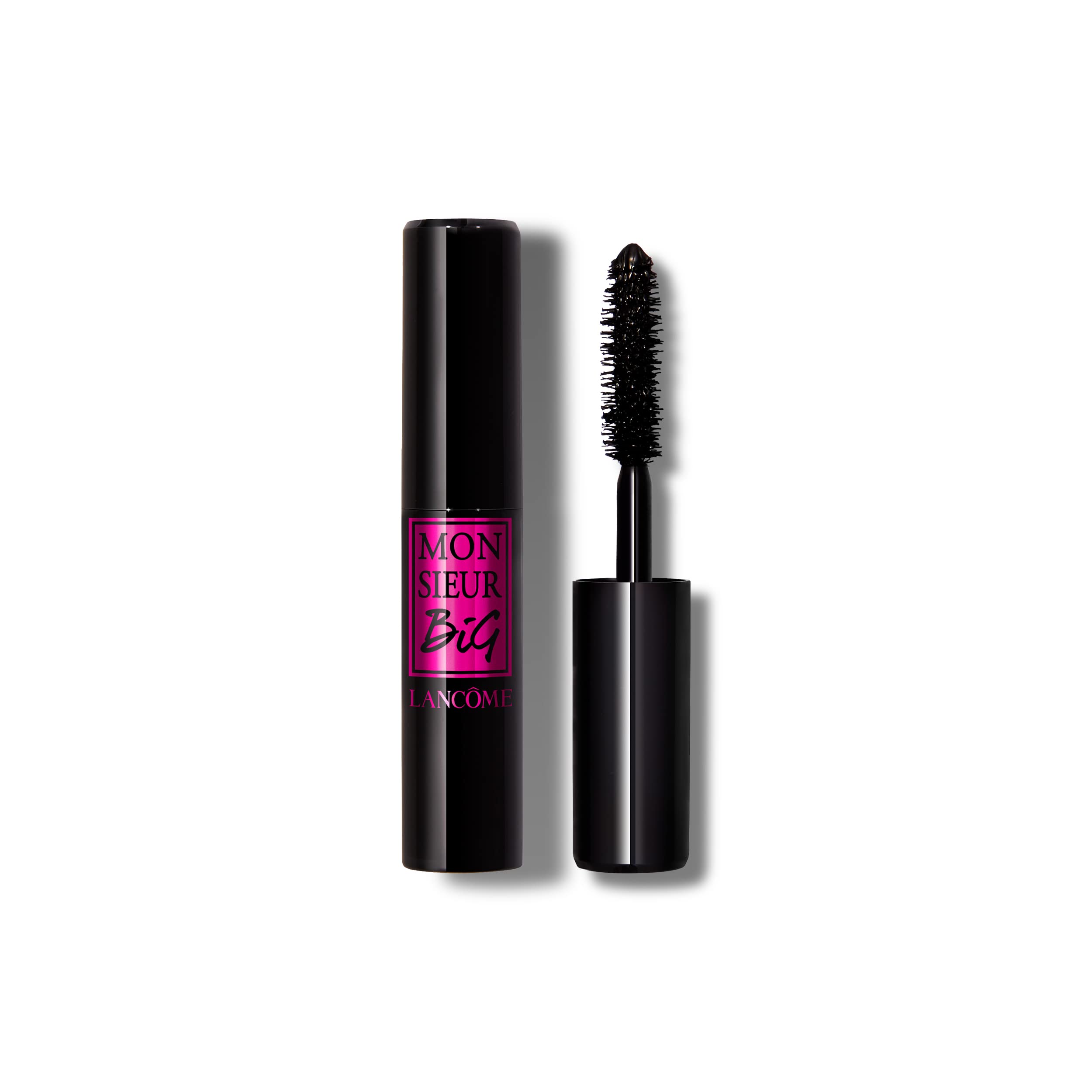 Lancôme Monsieur Big mascara bottle front—travel-friendly size for quick touch-ups.