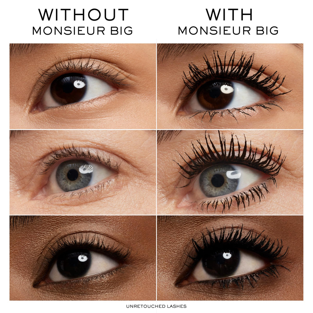 Lancôme Monsieur Big Mascara lash length for lengthened, defined lashes
