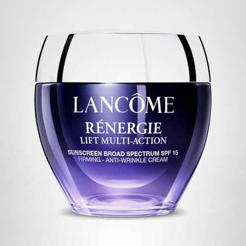Lancôme Rénergie Lift Multi-Action SPF 15 cream swatch on skin elasticity.