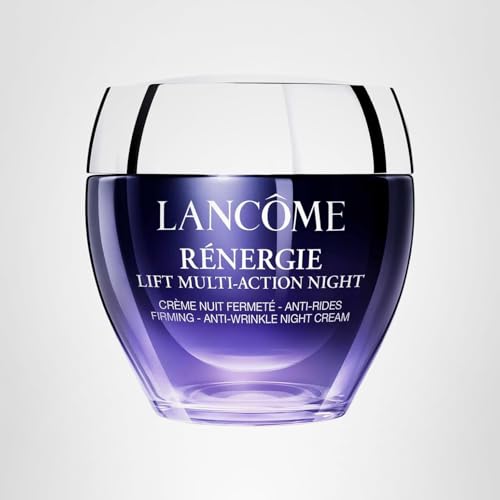 Lancôme Rénergie Lift Night Cream packaging signals premium care and long-lasting hydration