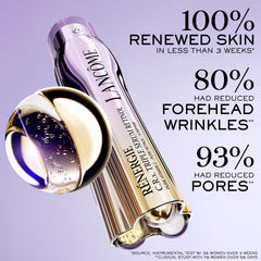 Lancôme Rénergie C.R.x triple serum pump closeup shows premium design.