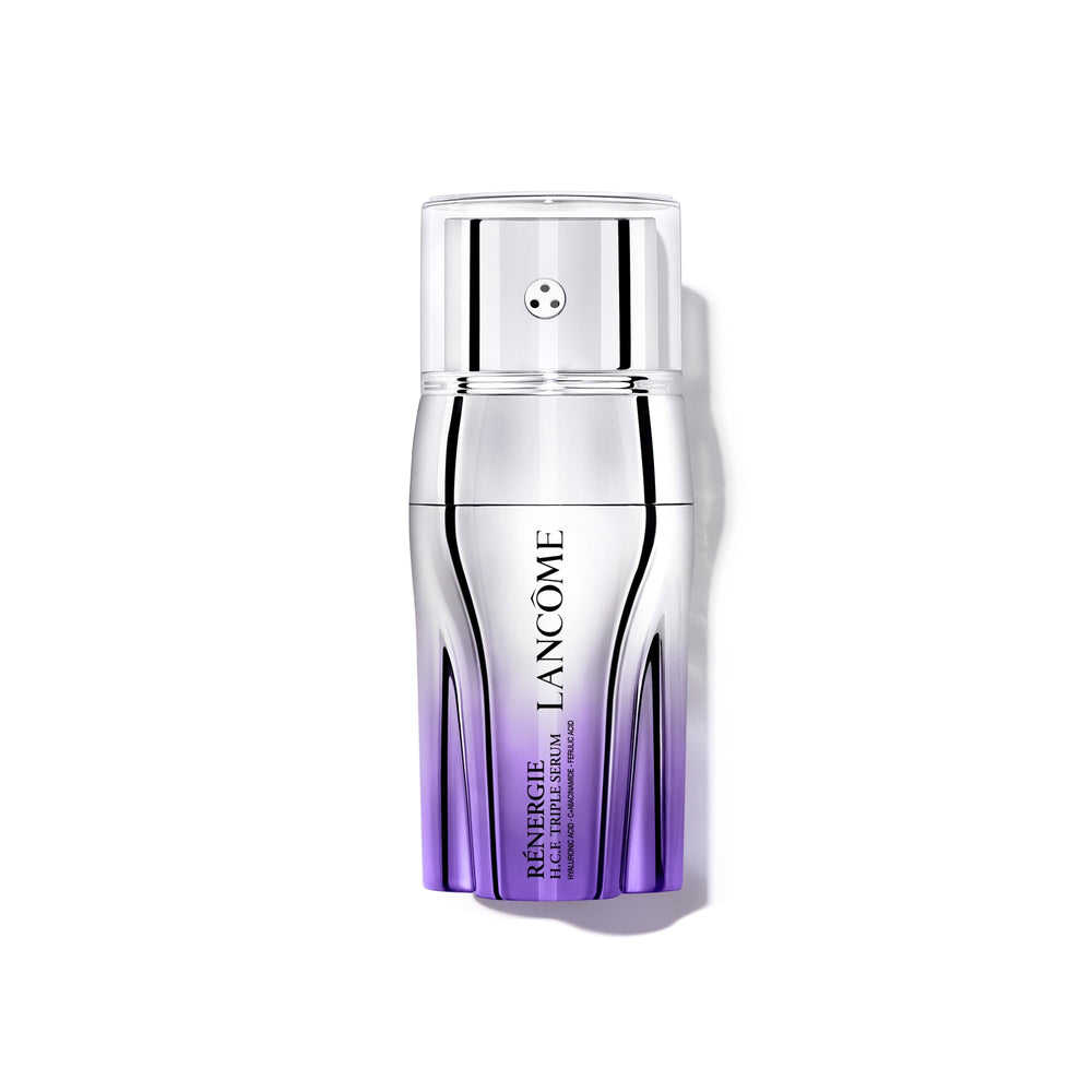 Lancôme Rénergie H.C.F. triple-chamber packaging keeps formula fresh for consistent results.