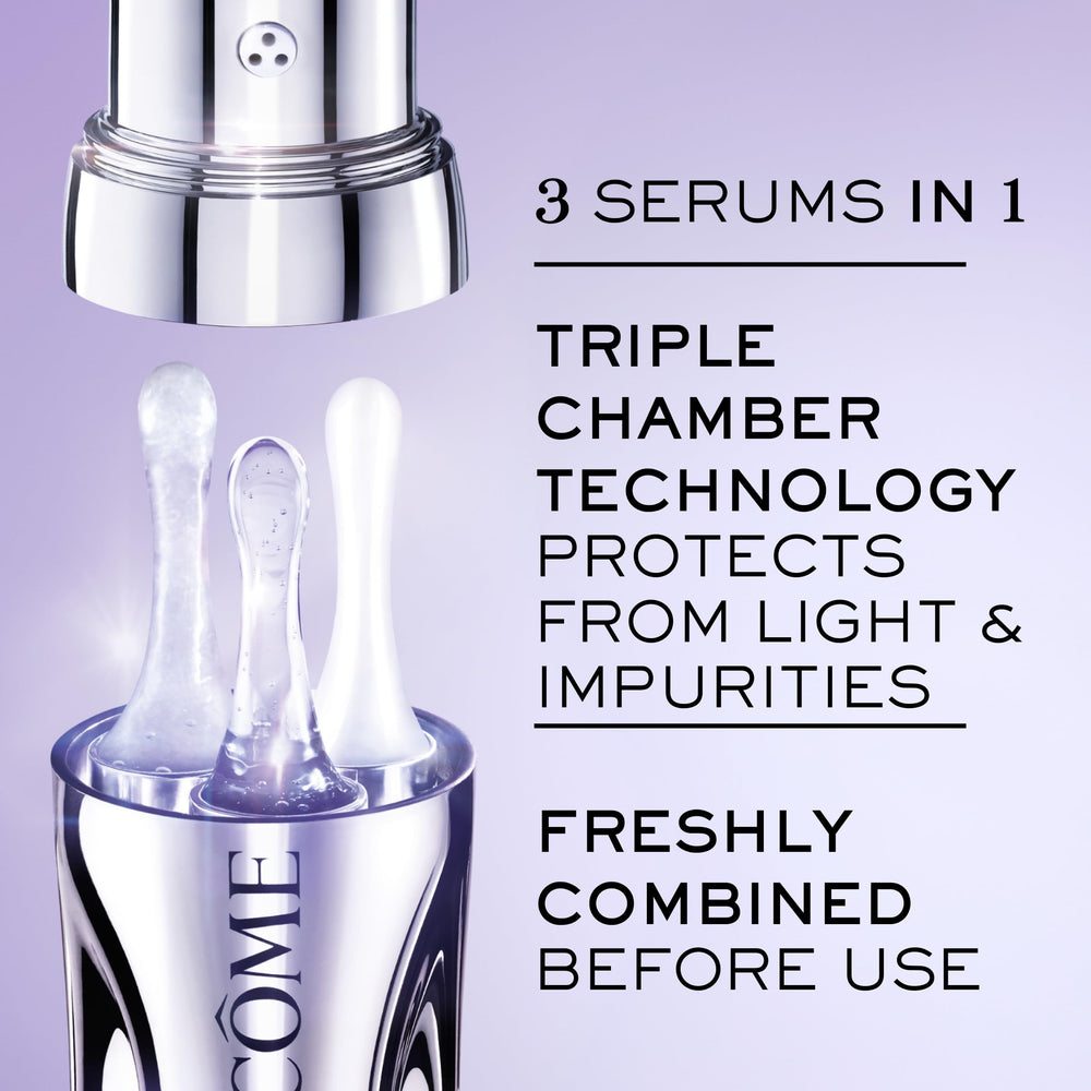 Lancôme Rénergie H.C.F. ferulic acid supports antioxidant glow.