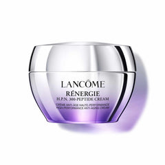 Lancôme Rénergie H.P.N. cream tube closeup showing hydrating texture for daily care.