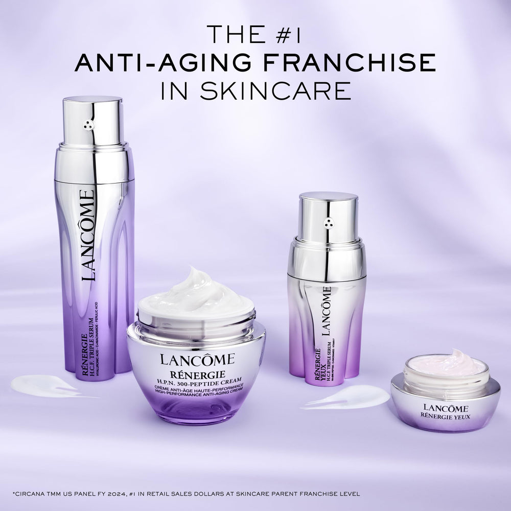 Lancôme Rénergie H.P.N. cream tub opened to reveal rich texture.
