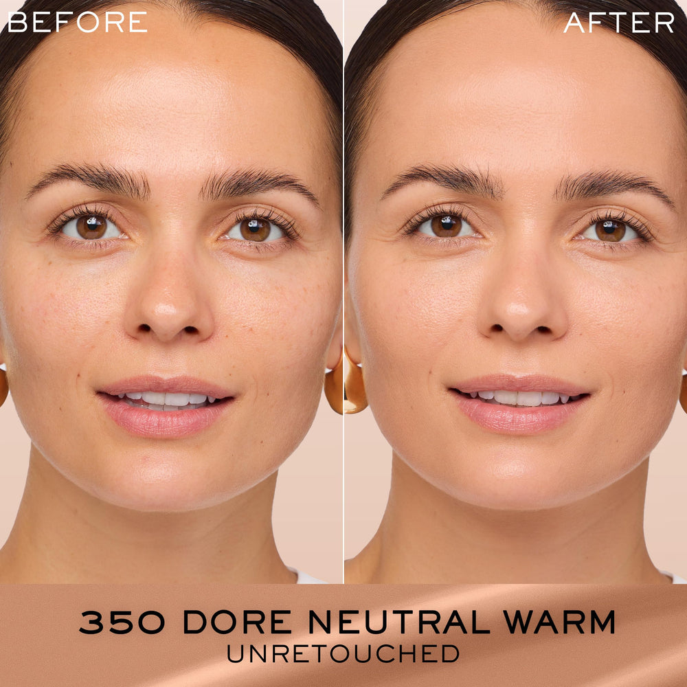 Lancôme Renergie Lift Foundation swatch on arm showing even tone.