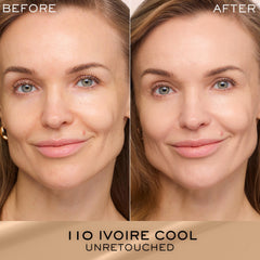 Lancôme Renergie Lift foundation swatch on skin showing smooth coverage