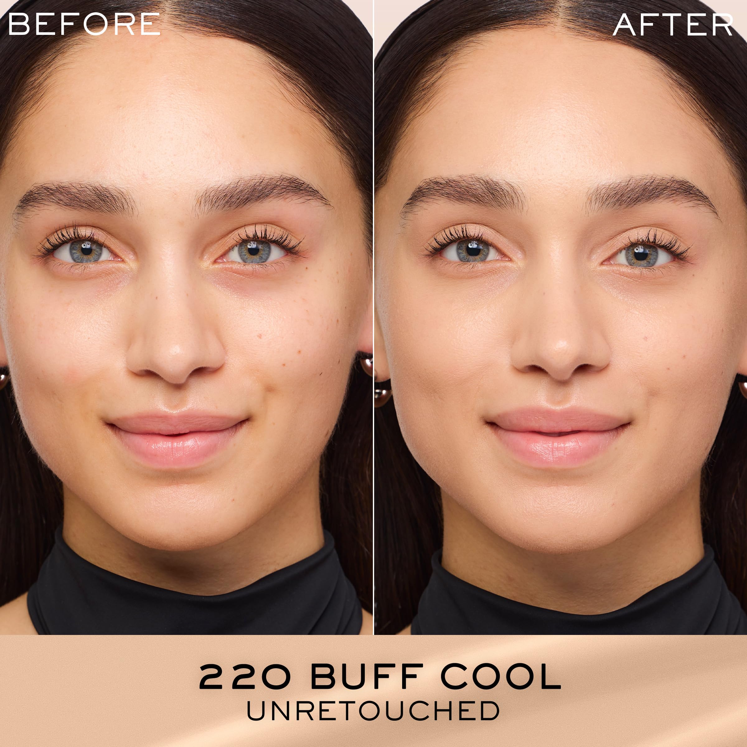 Lancôme Renergie Lift swatch reveals creamy texture and medium-to-full coverage