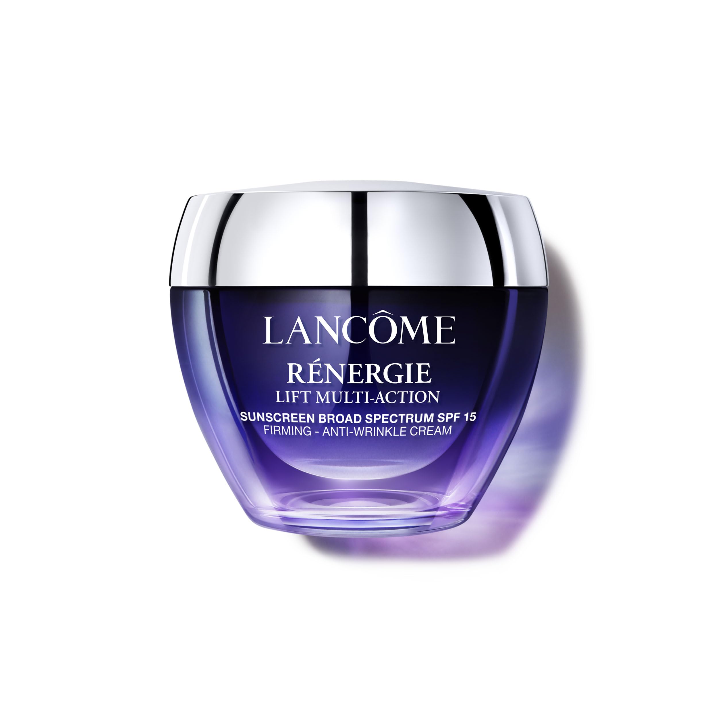 Lancôme Rénergie Lift Multi-Action SPF15 bottle front, premium packaging and anti-aging promise