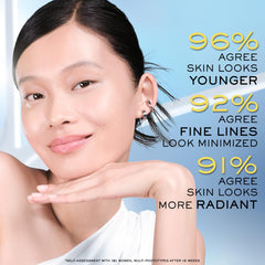 Lancôme Supra Screen on-face application for smooth blend into skin.